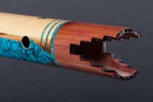 Mountain Mahogany Native American Flute, Minor, Mid F#-4, #J22G (9)